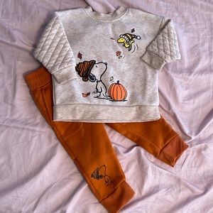 12M Snoopy Fall Sweater